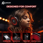 ZAIYNE G2X Pro Wireless Gaming Headset | 5ms Low Latency | 7.1 Surround