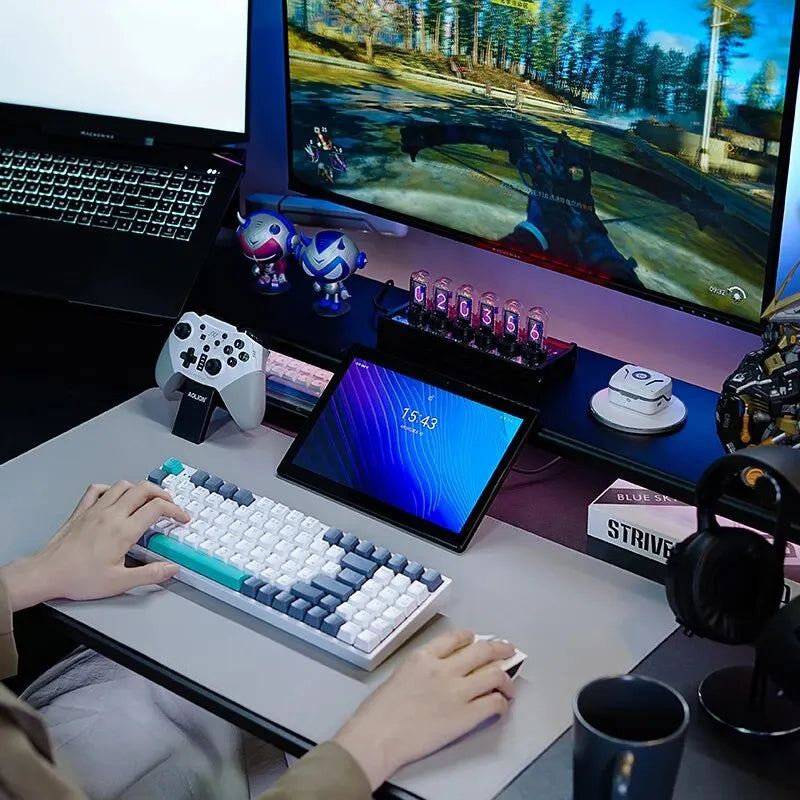 Clavier de jeu mécanique RVB ZAIYNE K500 Pro | Interchangeable à chaud | Capuchons de touches PBT