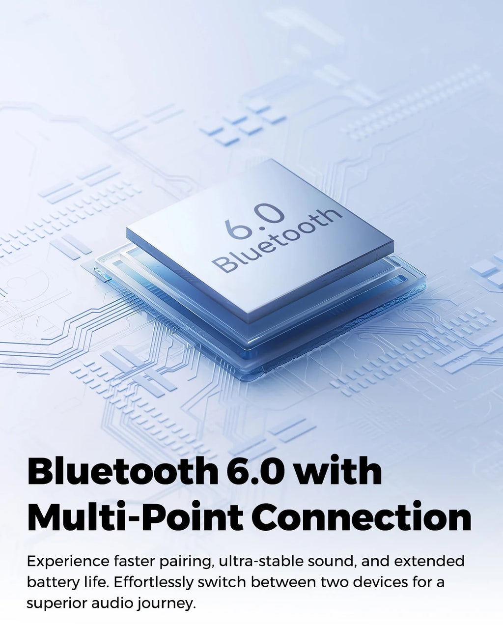 Écouteurs sans fil SoundPEATS Q3 Pro ANC – Bluetooth 6.0, suppression de bruit à 4 micros, son premium
