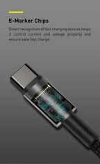 Kabel ZAIYNE USB-C do USB-C do szybkiego ładowania (100 W)