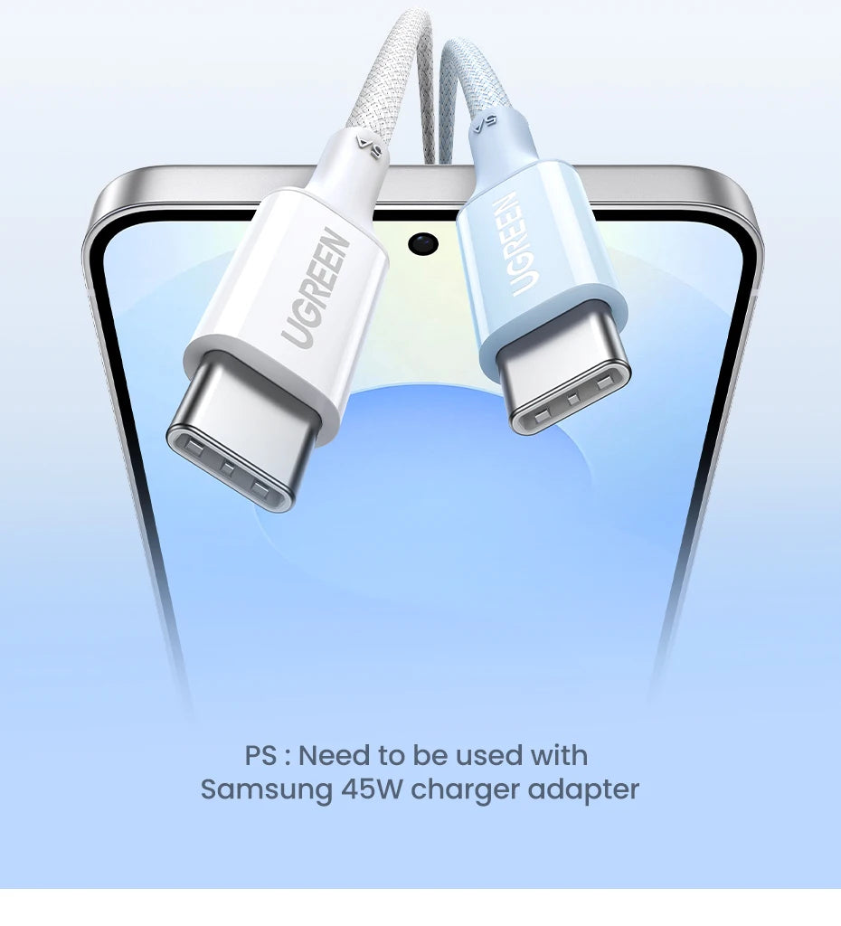 Câble de charge rapide USB-C vers USB-C 100W | Power Delivery – ZAIYNE