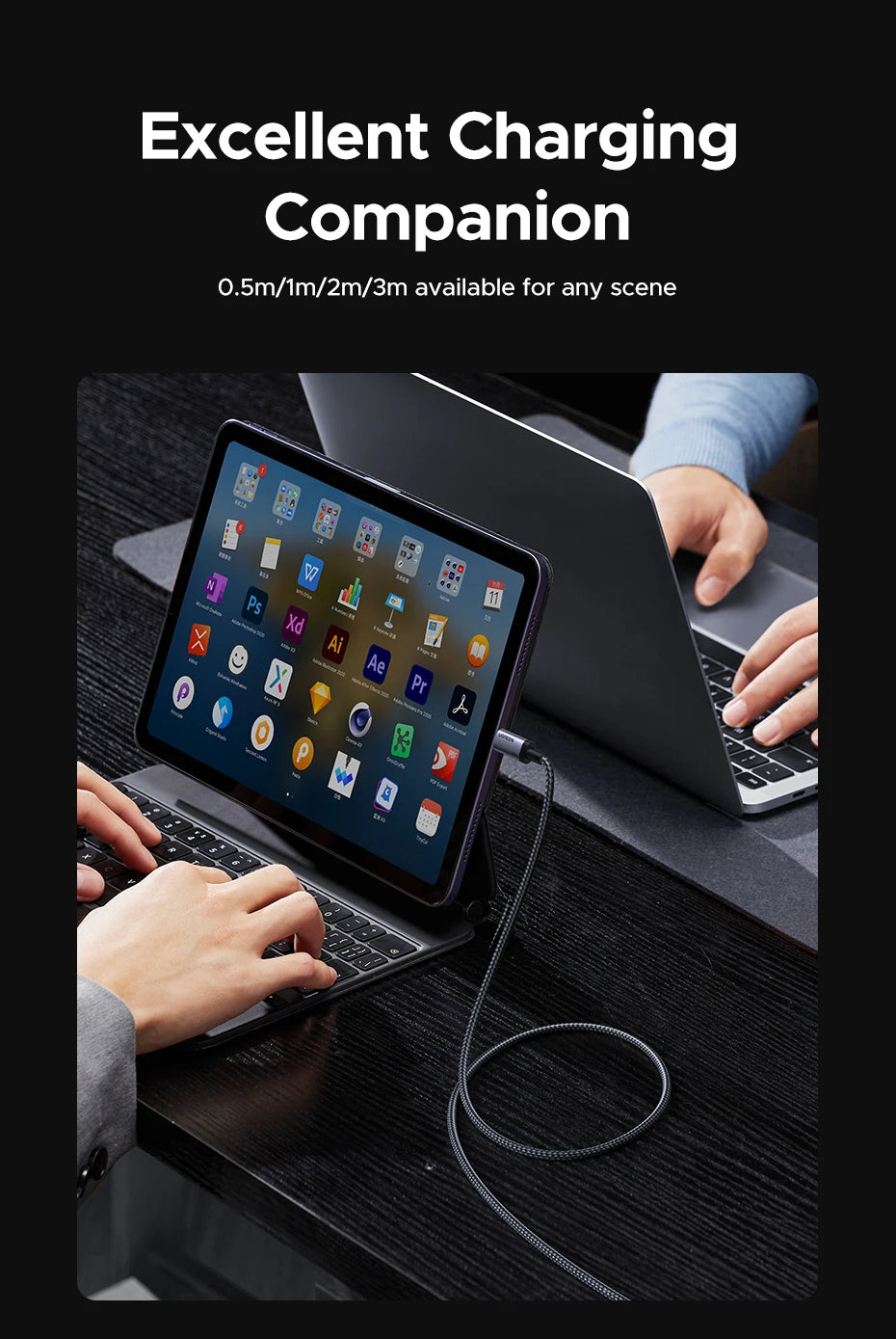 Câble de recharge rapide USB-C vers USB-C 60W | Power Delivery – ZAIYNE