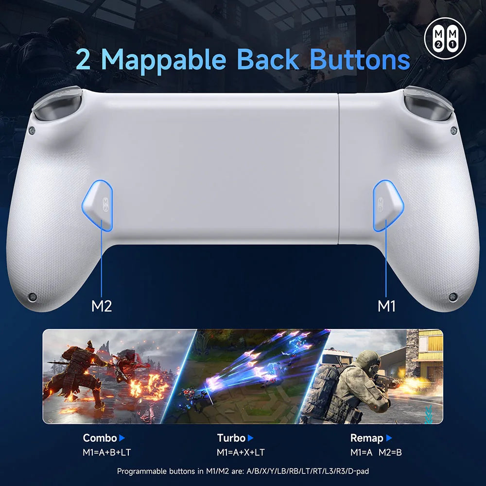 Manette de jeu mobile M15 | Manette de téléphone à effet Hall pour iPhone et Android | ZAIYNE