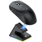 ZAIYNE X6 Pro Wireless Superlight Gaming Mouse – 49g, PAW3395 Sensor, RGB Magnetic Charging Dock