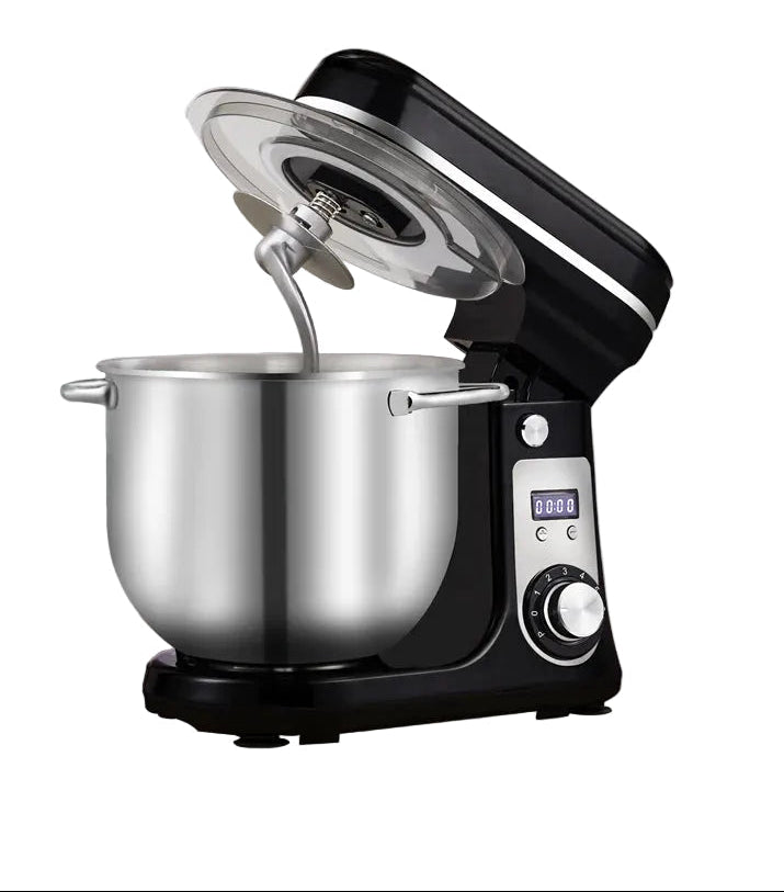Robot pâtissier BioloMix 1200W avec bol en acier inoxydable de 6L – Prise UE