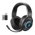 Casque sans fil RVB ZAIYNE Vortex – Son surround 7.1, suppression du bruit, casque Bluetooth supra-auriculaire
