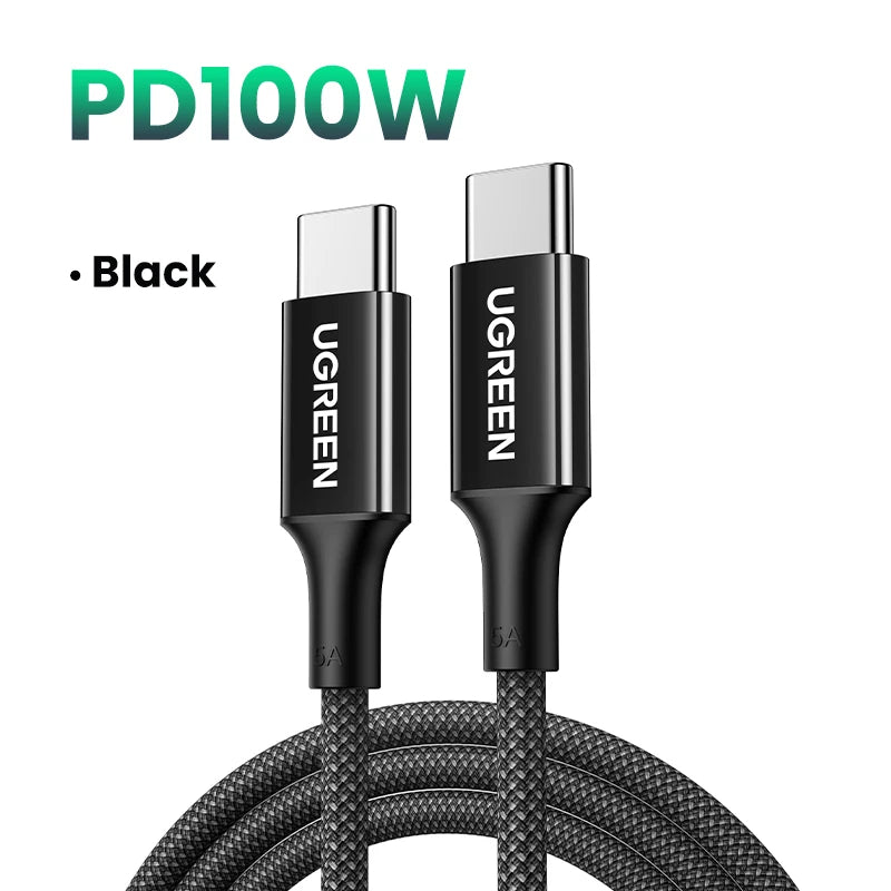 Câble de charge rapide USB-C vers USB-C 100W | Power Delivery – ZAIYNE