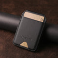 Porte-cartes en cuir MagSafe avec protection RFID | ZAIYNE