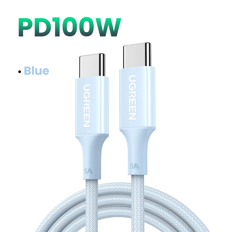Câble de charge rapide USB-C vers USB-C 100W | Power Delivery – ZAIYNE