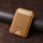 Porte-cartes en cuir MagSafe avec protection RFID | ZAIYNE