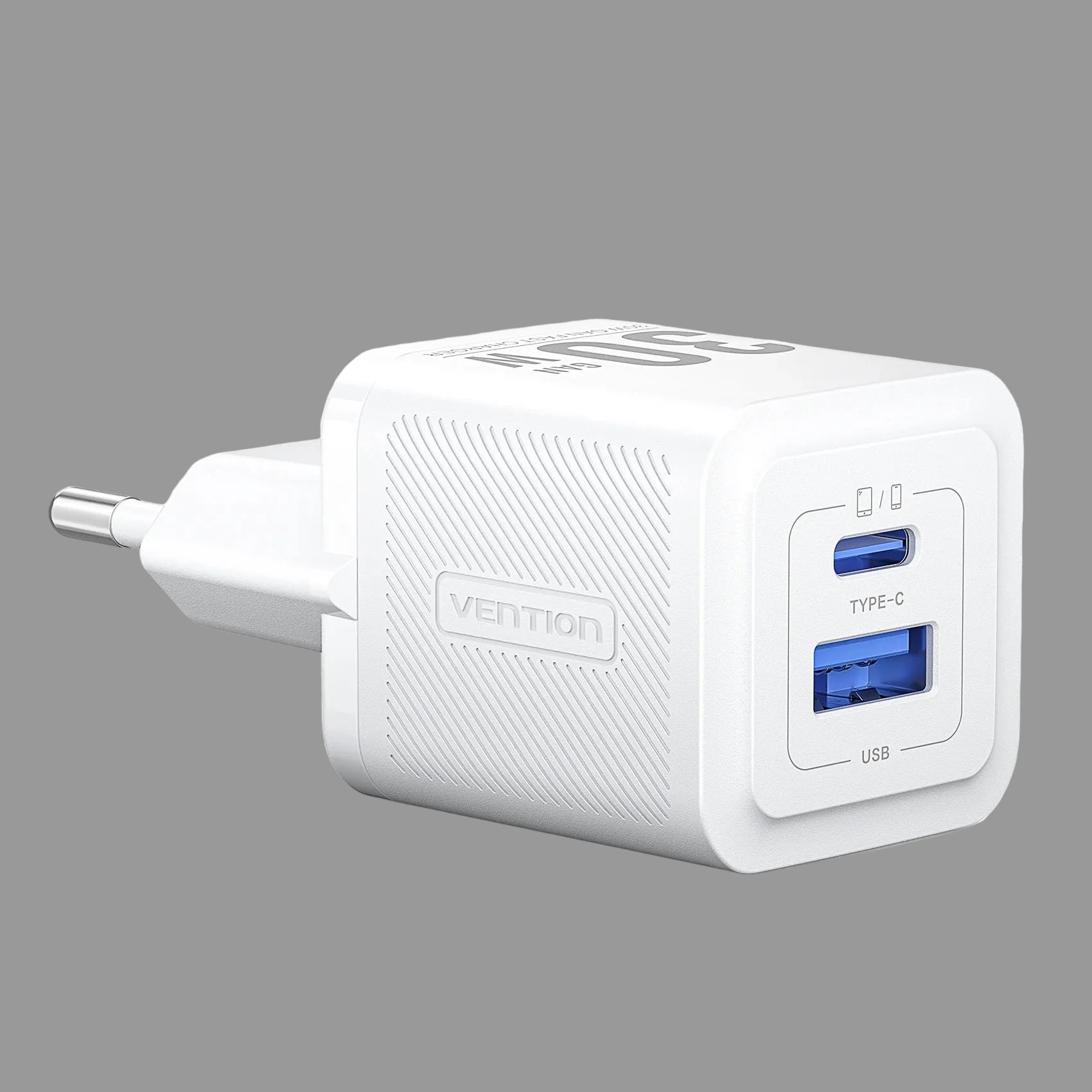 Chargeur rapide GaN USB-C 30W Vention | ZAIYNE