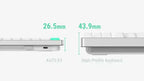 NuPhy Air75 V3 Wireless Low-Profile Mechanical Keyboard – 3-Mode
