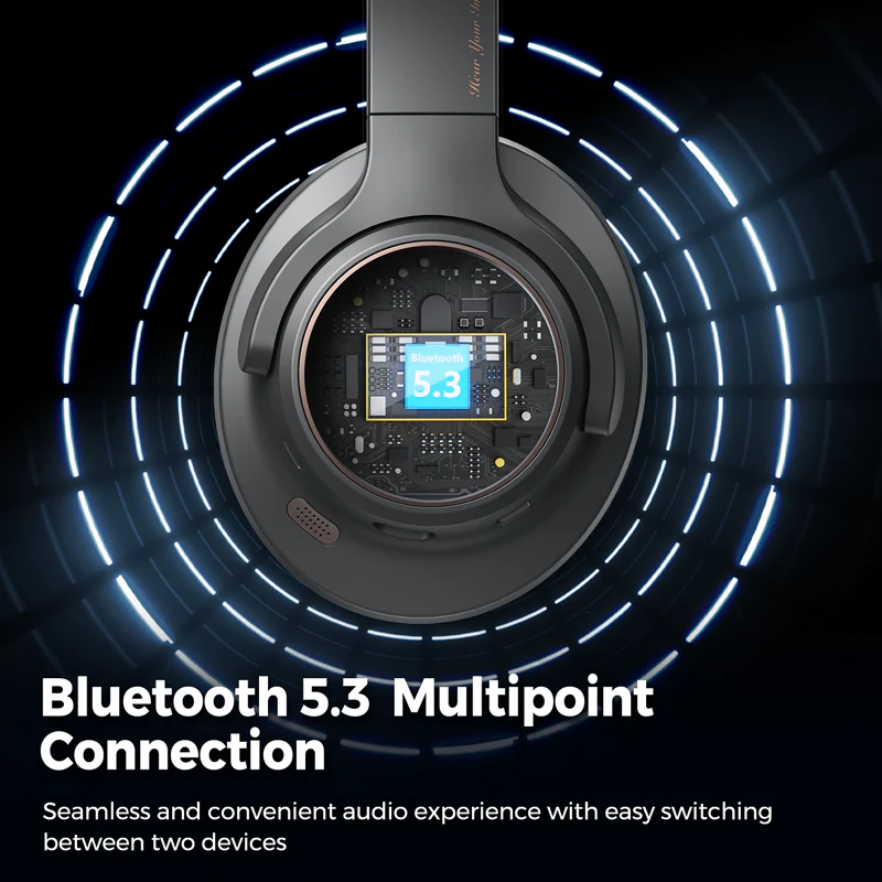 SoundPEATS Space ANC Wireless Headphones | 123H Battery
