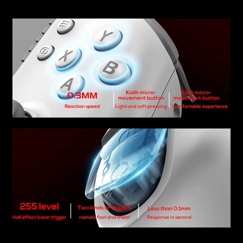Manette de jeu mobile MEMO S3 | Contrôleur de téléphone Bluetooth / Type-C pour iPhone et Android | ZAIYNE