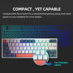 Clavier mécanique Machenike K500-B61 Mini – 60 % RVB remplaçable à chaud