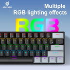 Klawiatura gamingowa mini mechaniczna APAYADO K61 – 60% RGB