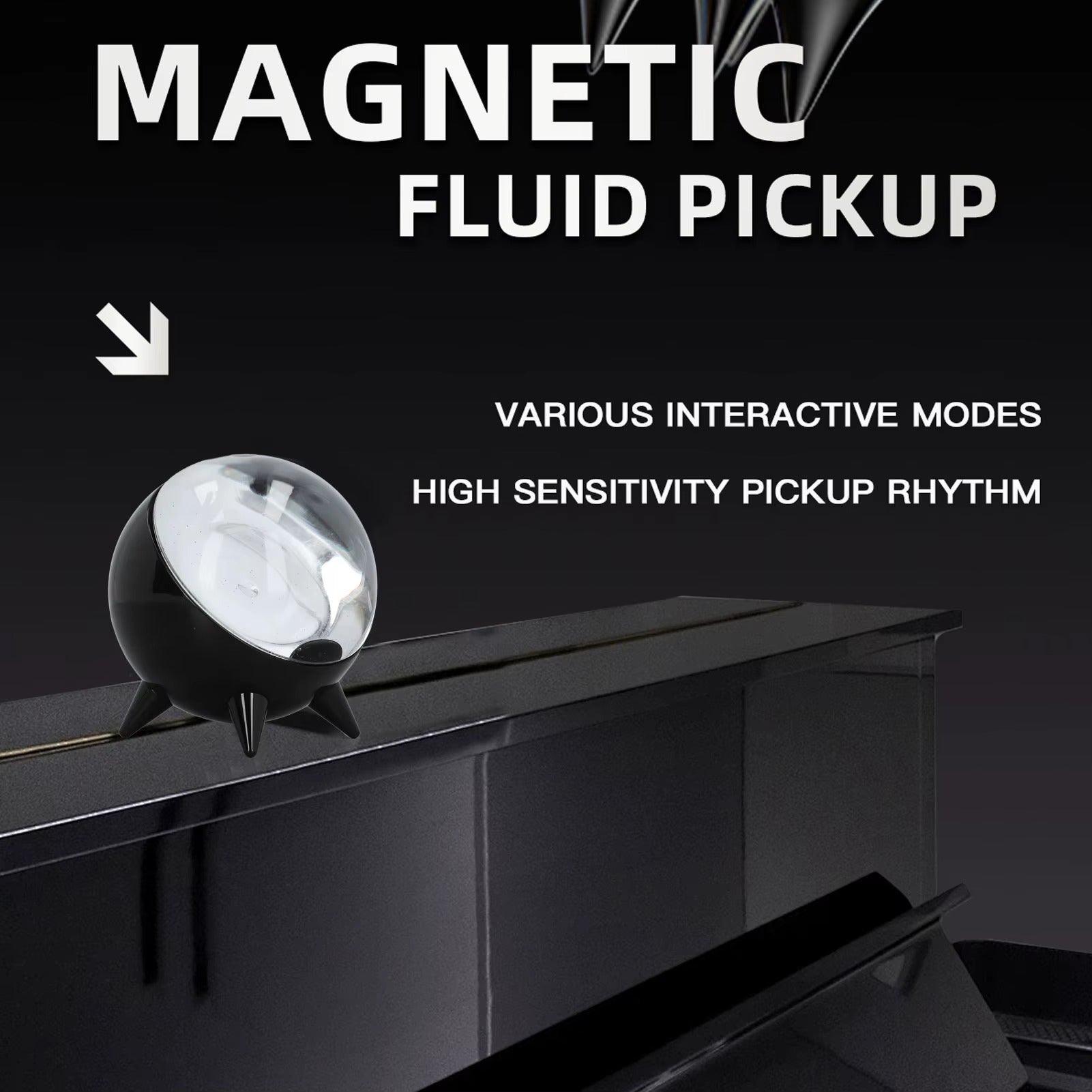 Lampe à rythme liquide réactive au son