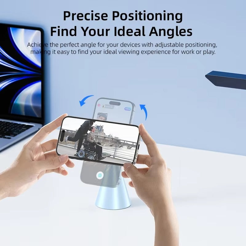 VYYLABS Universal ABS Magnetic Desk Phone Holder – 180° Rotation