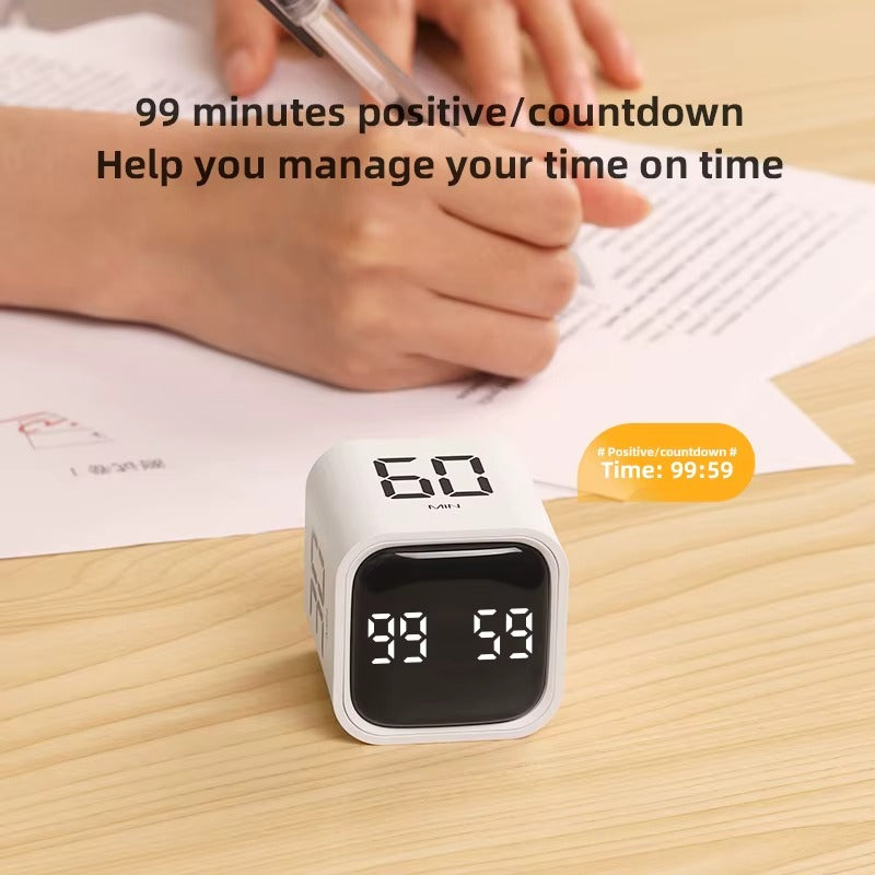 Minuteur de gravité – Cube de compte à rebours silencieux 5-60 min