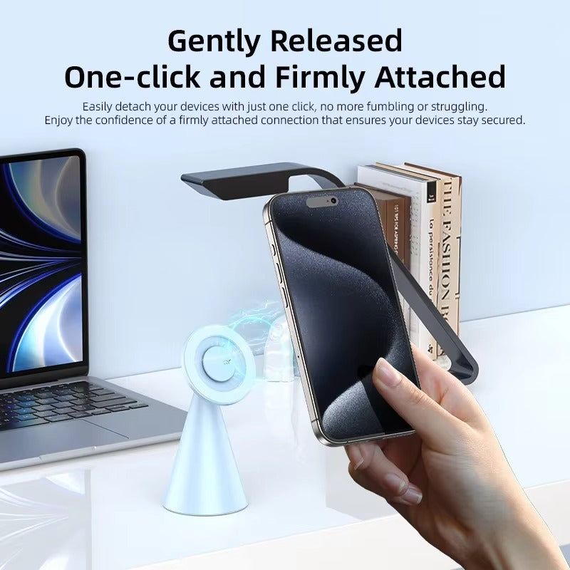 VYYLABS Universal ABS Magnetic Desk Phone Holder – 180° Rotation
