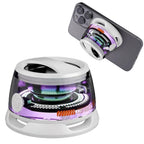 G200 RGB Mini Bluetooth Speaker – Magnetic Bass, 7H Playtime, Phone Holder