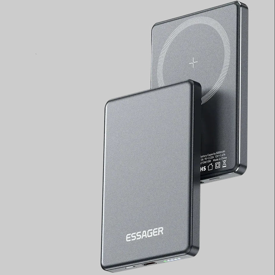 Batterie Externe Magnétique sans Fil 5000 mAh | Chargeur Portable Fin – ZAIYNE