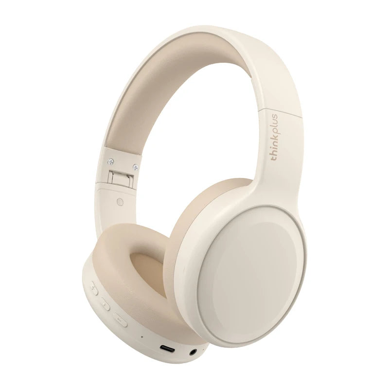 Écouteurs Bluetooth 5.0 sans fil Lenovo TH30 – Conception pliable, jeu à faible latence, son HD