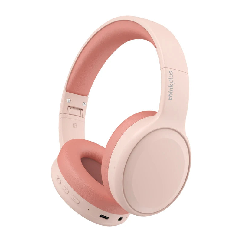 Écouteurs Bluetooth 5.0 sans fil Lenovo TH30 – Conception pliable, jeu à faible latence, son HD