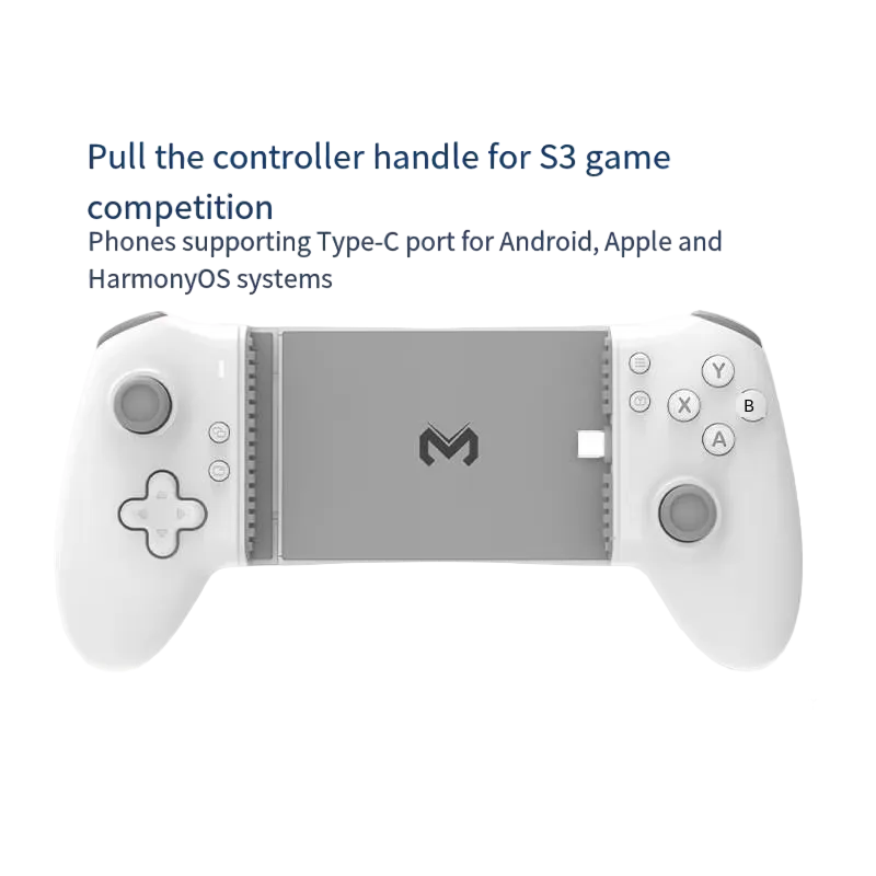 Manette de jeu mobile MEMO S3 | Contrôleur de téléphone Bluetooth / Type-C pour iPhone et Android | ZAIYNE