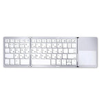 Mini clavier Bluetooth pliable avec pavé tactile – Clavier de voyage sans fil pliable en 3 pour Android/iOS/Windows | ZAIYNE